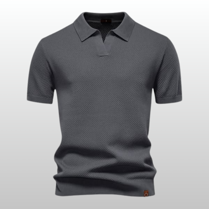 Ulrich | Breathable Patterned Polo Shirt