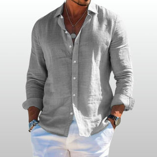Etienne | Classic Cotton-Linen Button-Up Shirt