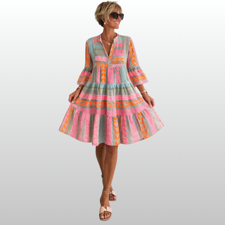 Aurabelle™ Timeless Vintage Grace Midi Dress