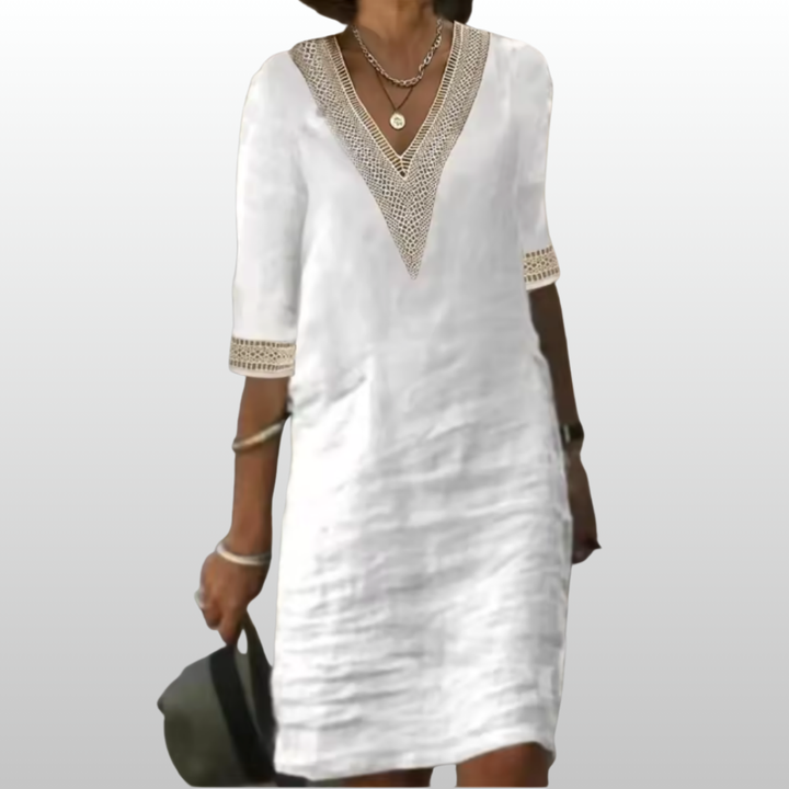 Evelyn – Breathable Embroidered Dress
