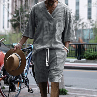Comfy Boho Duo - Casual Oversized 2-Piece Set
