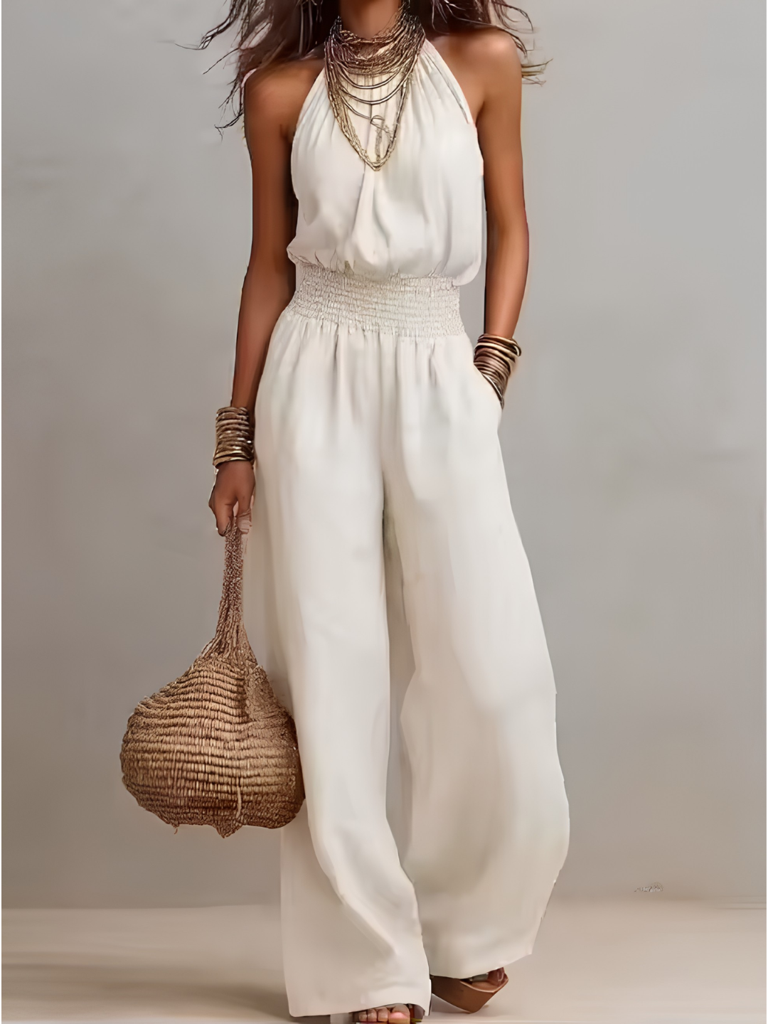 Valeria | Elegant Jumpsuit with Halter Neck