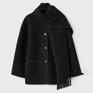 ZYRA | FRINGED SCARF JACKET