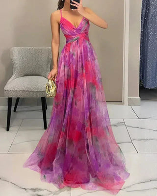 Madeline | Floral Maxi Dress for Effortless Elegance