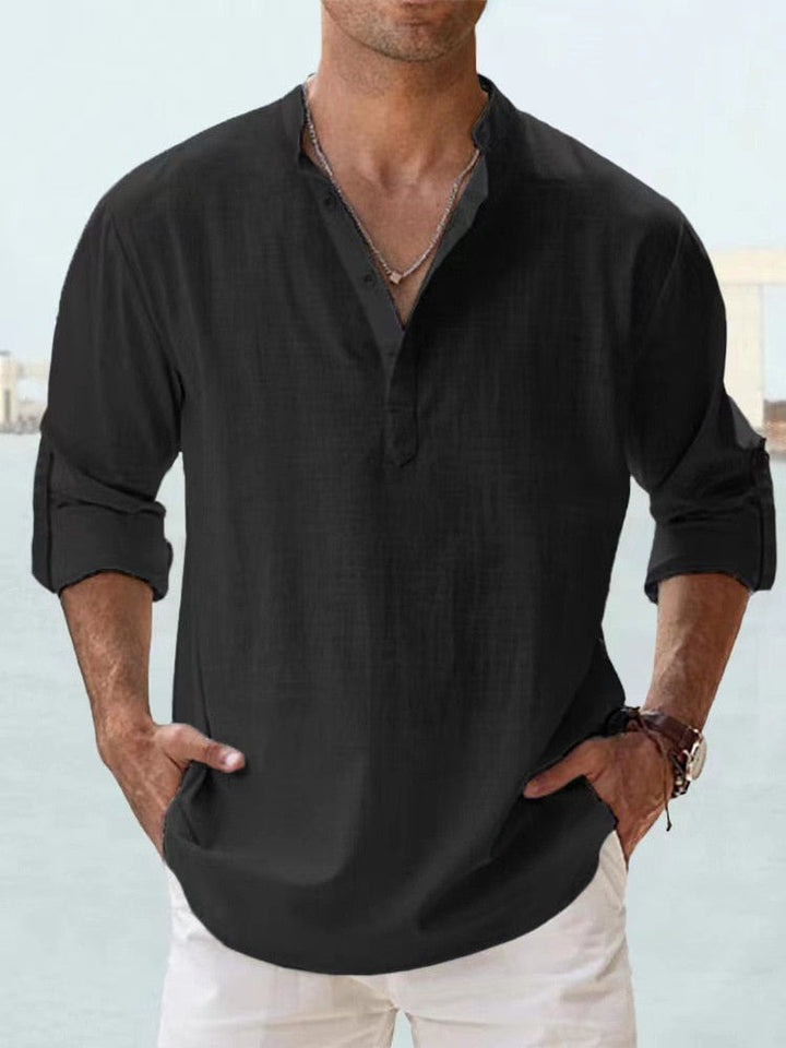 Dean | Breathable Linen Shirt