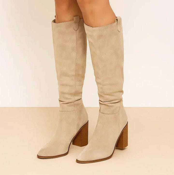 SUEVIRA™ | BLOCK HEEL BOOTS