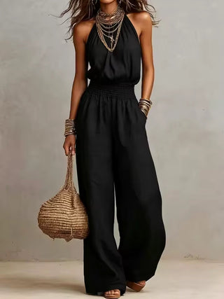 Valeria | Elegant Jumpsuit with Halter Neck