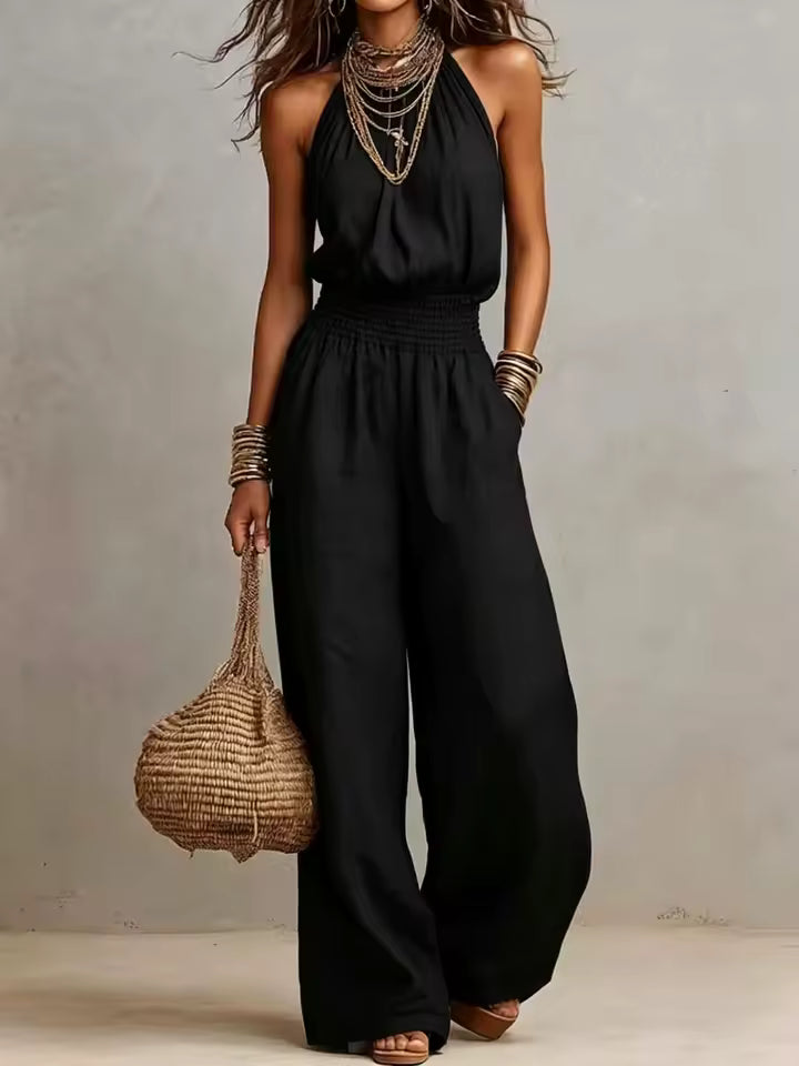 Valeria | Elegant Jumpsuit with Halter Neck