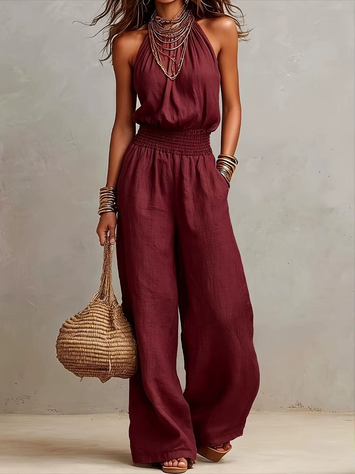Valeria | Elegant Jumpsuit with Halter Neck