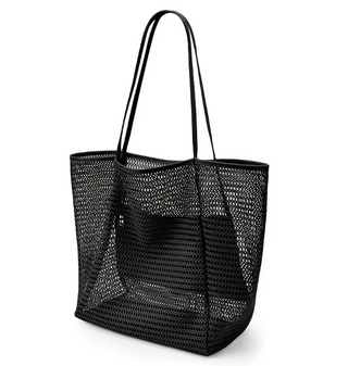 Boho Large Capacity Mesh Beach Tote Bag