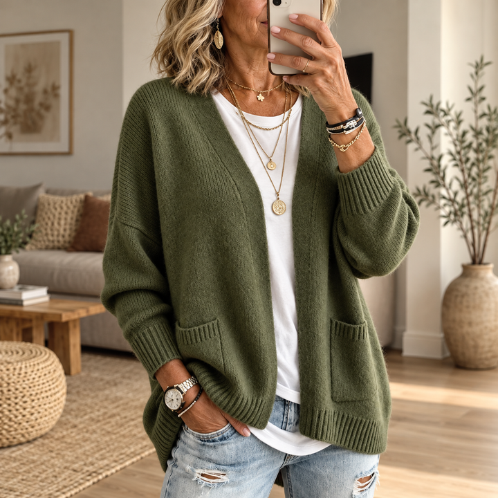 Juliet | Relaxed Open-Front Cardigan