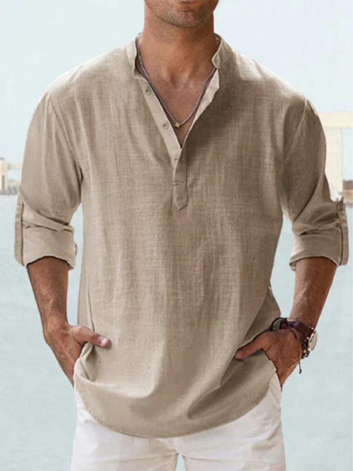 Dean | Breathable Linen Shirt