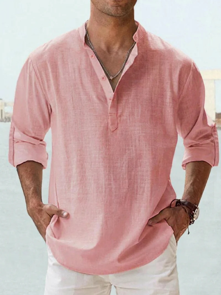 Dean | Breathable Linen Shirt