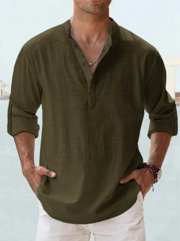 Dean | Breathable Linen Shirt