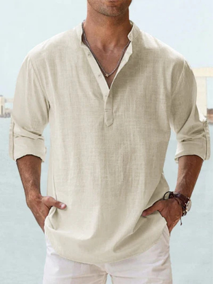 Dean | Breathable Linen Shirt