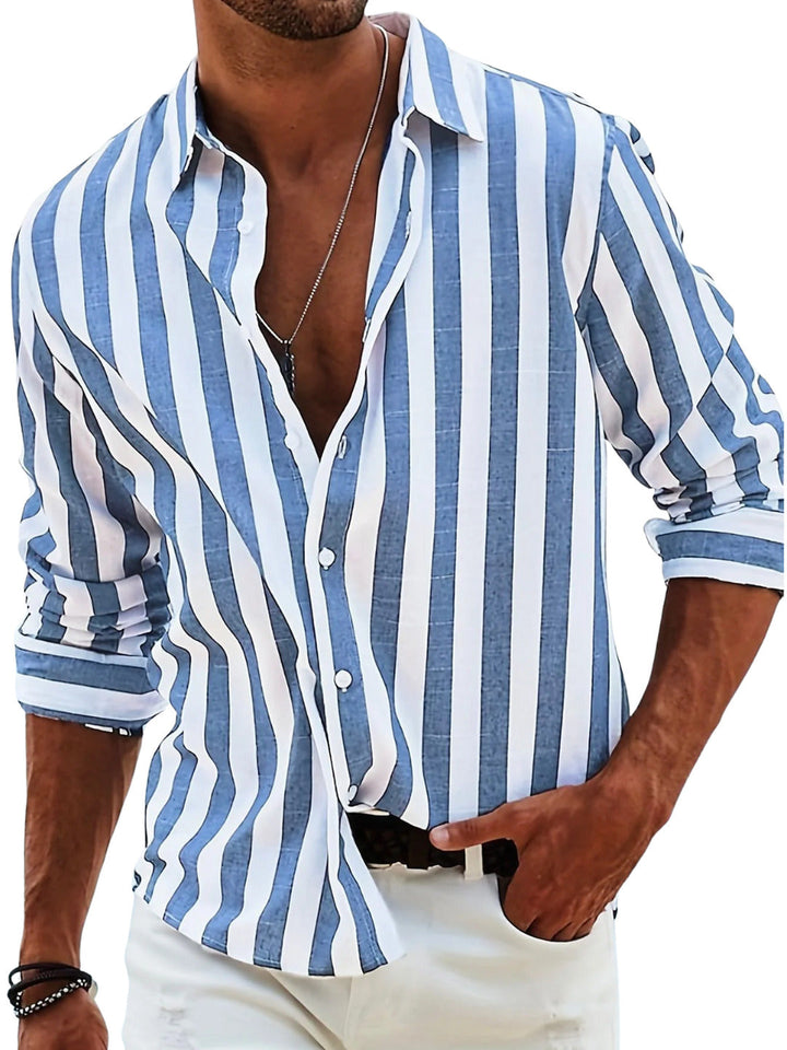 Marcel | Riviera Stripe Shirt