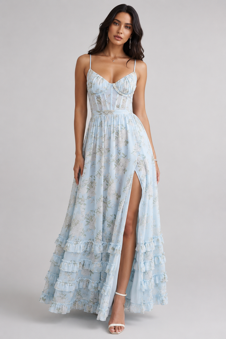 Claire | Luxury Flowing Summer Maxi Dress