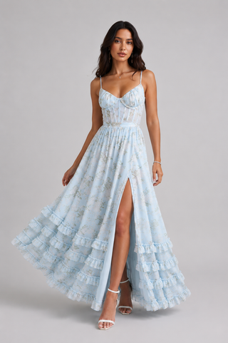 Claire | Luxury Flowing Summer Maxi Dress