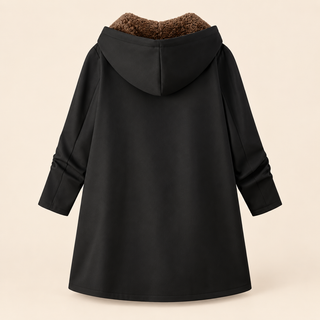 Evelyn™ | Cozy Sherpa-Lined Hooded Coat