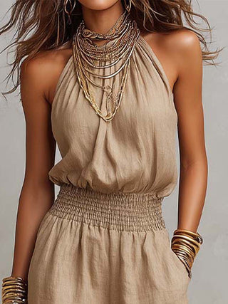 Valeria | Elegant Jumpsuit with Halter Neck