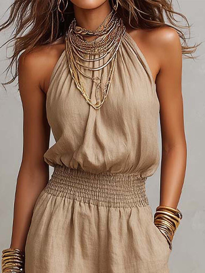 Valeria | Elegant Jumpsuit with Halter Neck