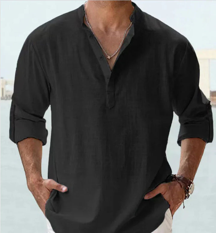 Marron™ | Coastal Air Henley Shirt