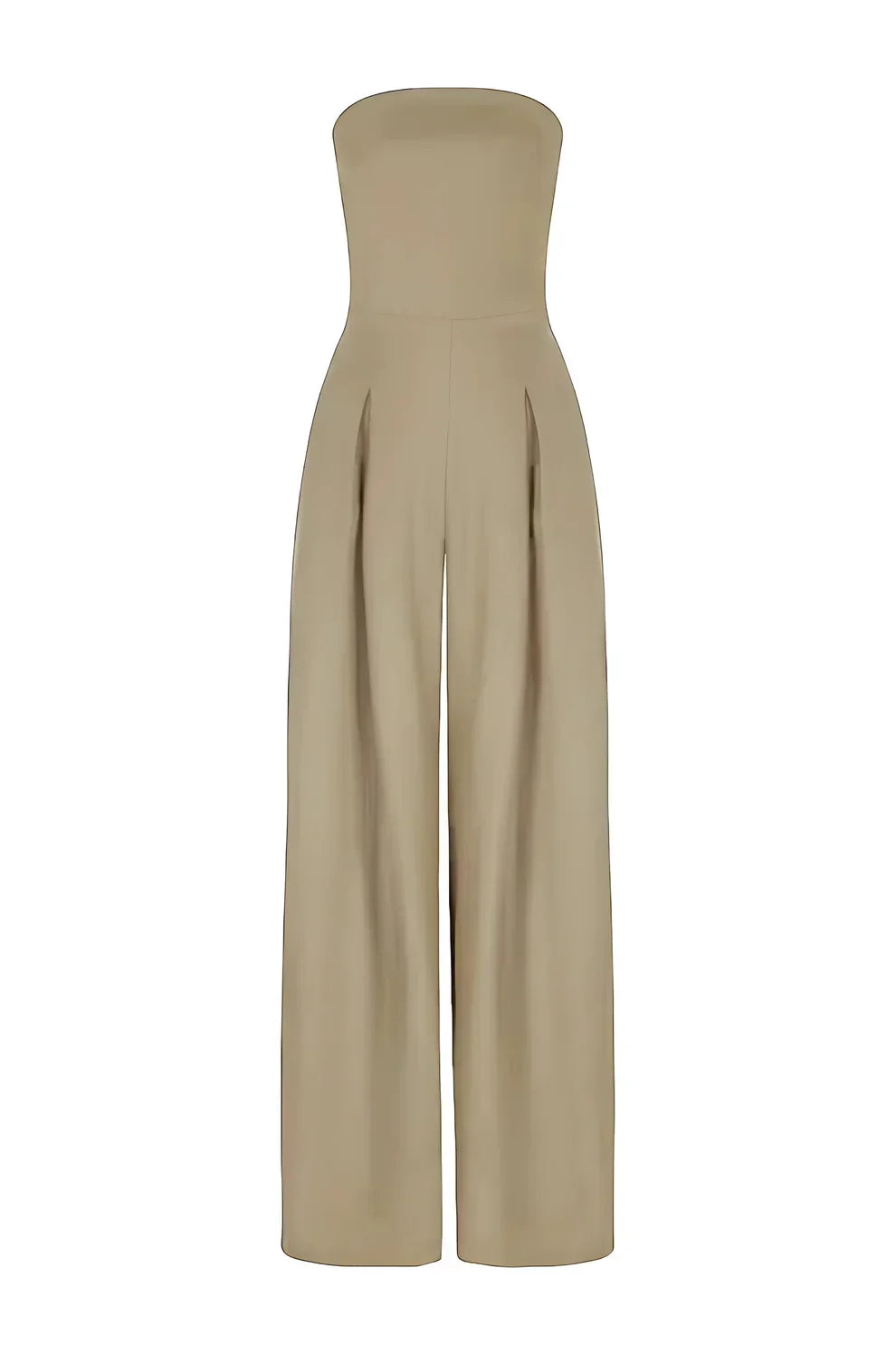 Aleia | Elegant Strapless Jumpsuit