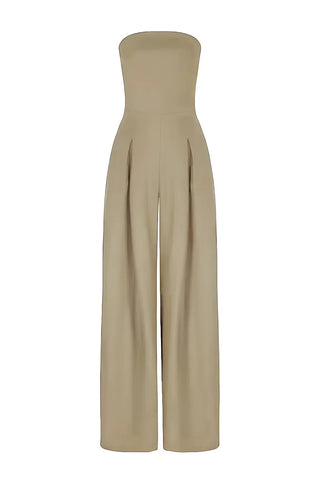 Aleia | Elegant Strapless Jumpsuit