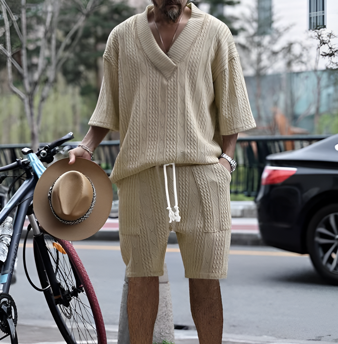 Comfy Boho Duo - Casual Oversized 2-Piece Set