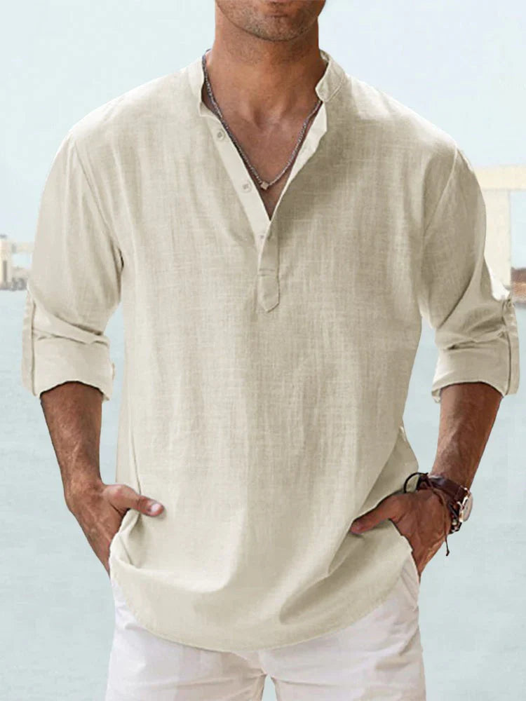Marron™ | Coastal Air Henley Shirt