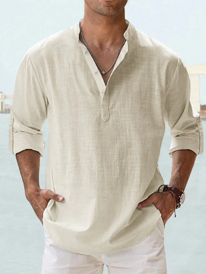 Marron™ | Coastal Air Henley Shirt