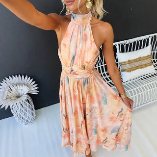 Sandy – Sunset Bloom Midi Dress