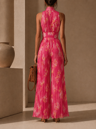 Caelia – Villa Pleated Jumpsuit