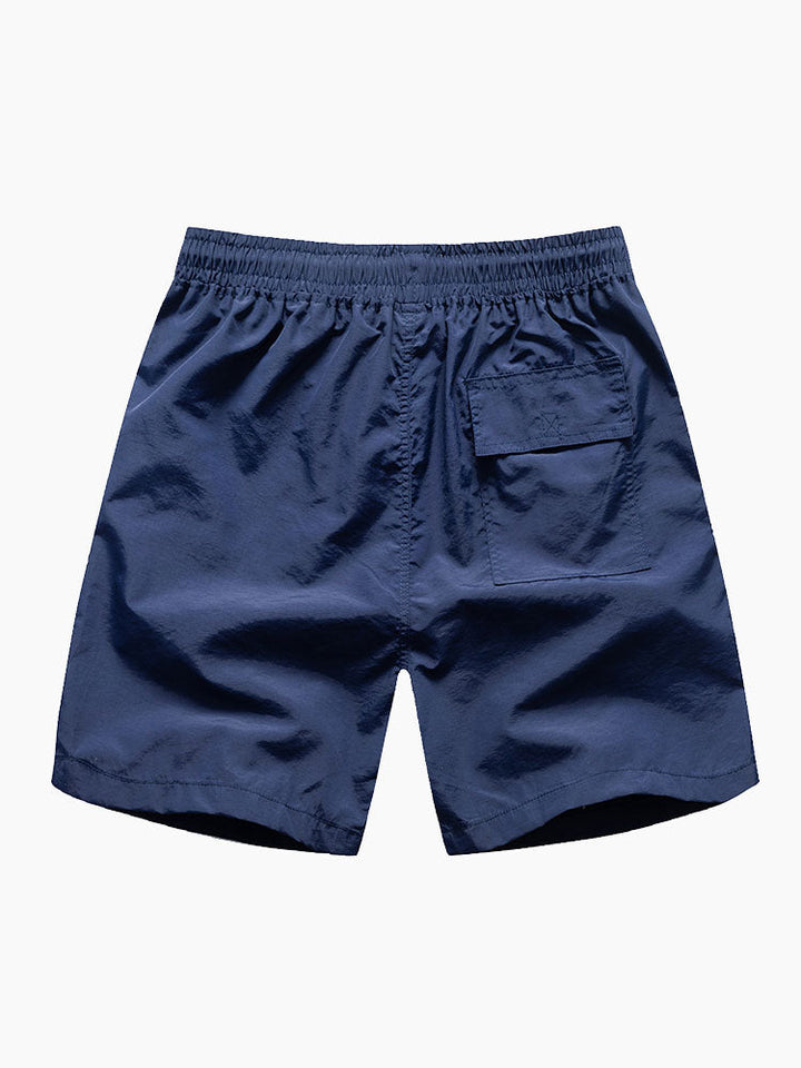 Keanu | Geometric Print Shirt & Swim Shorts