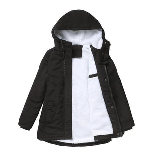 June | Heide Quilted Hooded Winter Coat
