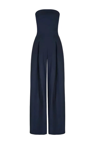 Aleia | Elegant Strapless Jumpsuit