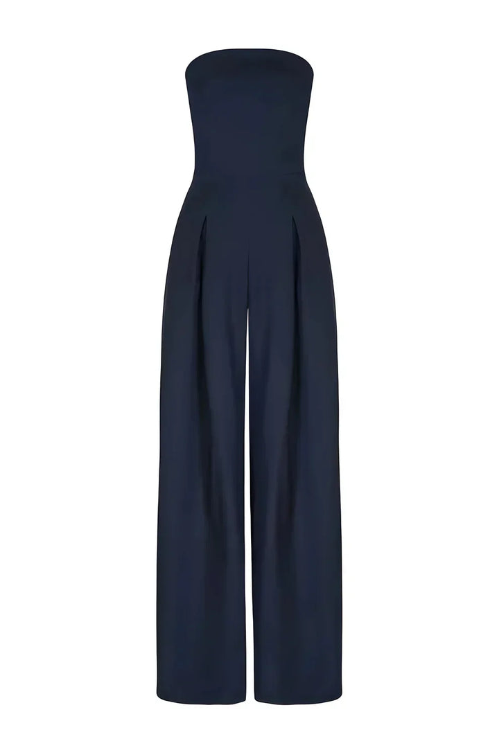 Aleia | Elegant Strapless Jumpsuit