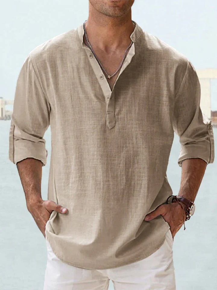 Marron™ | Coastal Air Henley Shirt