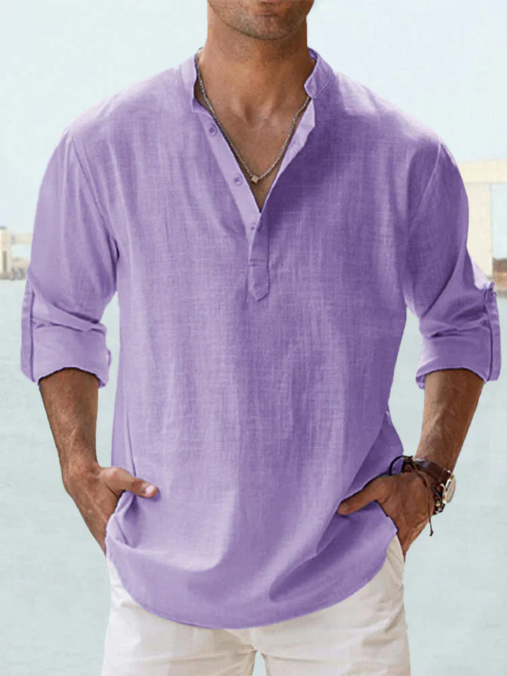 Marron™ | Coastal Air Henley Shirt