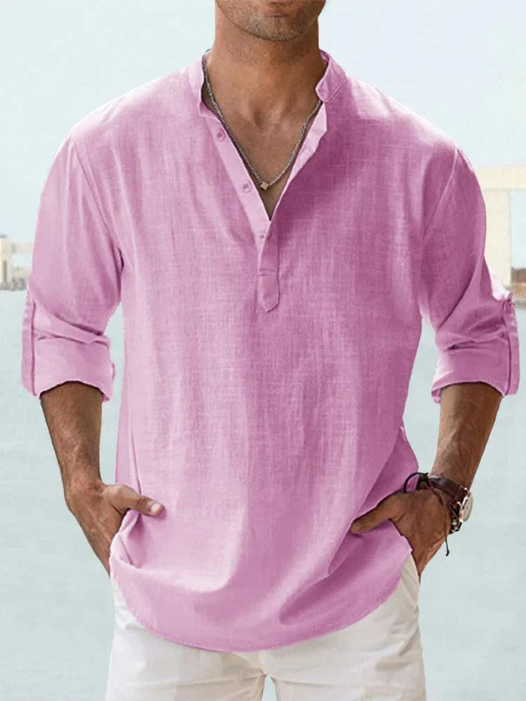 Marron™ | Coastal Air Henley Shirt