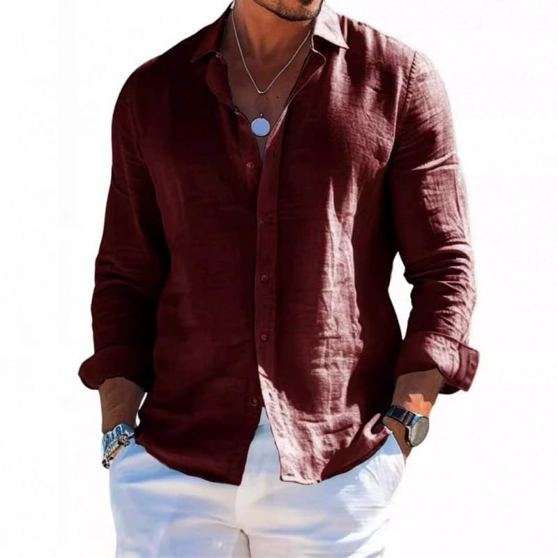 Etienne | Classic Cotton-Linen Button-Up Shirt