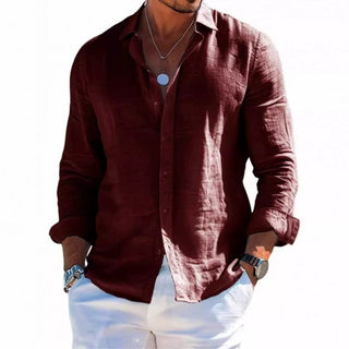 Etienne | Classic Cotton-Linen Button-Up Shirt