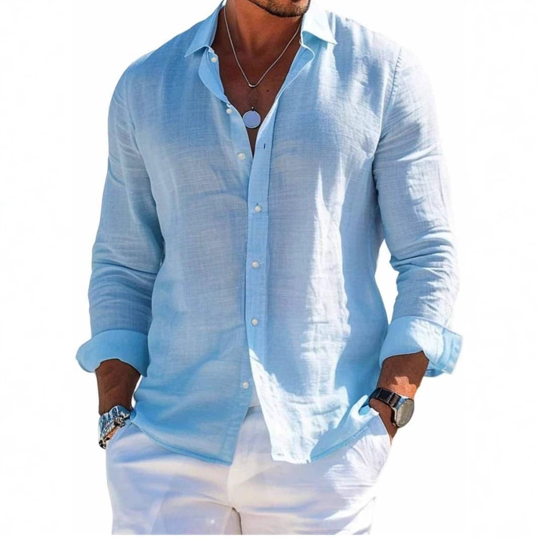 Etienne | Classic Cotton-Linen Button-Up Shirt