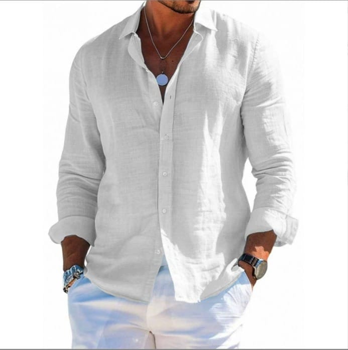 Etienne | Classic Cotton-Linen Button-Up Shirt