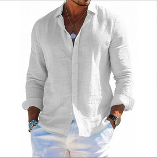 Etienne | Classic Cotton-Linen Button-Up Shirt