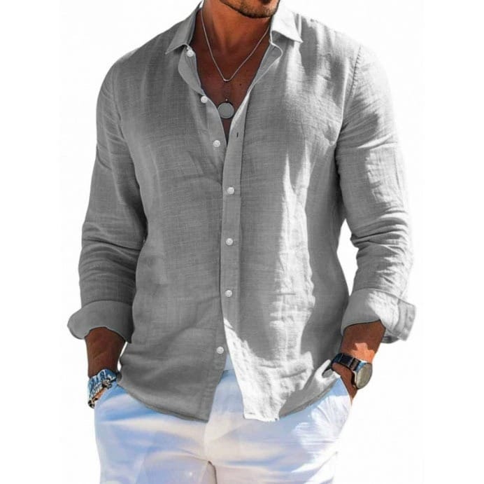 Etienne | Classic Cotton-Linen Button-Up Shirt