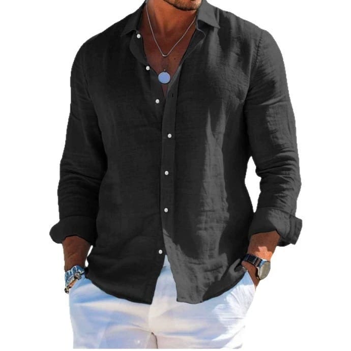 Etienne | Classic Cotton-Linen Button-Up Shirt