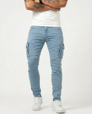 Jason | Durable Elastic Cargo Trousers