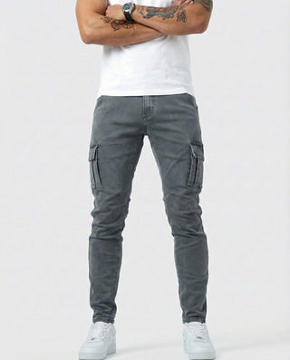 Jason | Durable Elastic Cargo Trousers