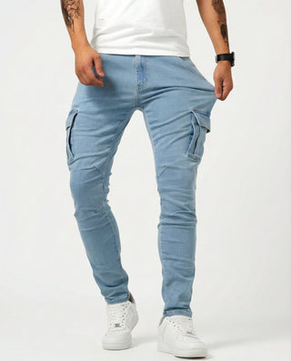 Jason | Durable Elastic Cargo Trousers
